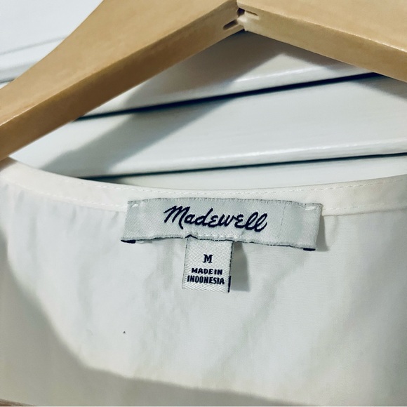 Madewell White Tiered Babydoll Dress - Picture 6 of 10